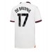 Tanie Strój piłkarski Manchester City Kevin De Bruyne #17 Koszulka Wyjazdowej 2023-24 Krótkie Rękawy